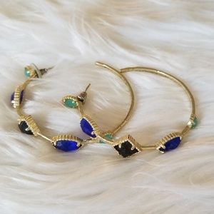 Kendra Scott multi hoop earrings